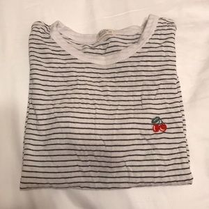 brandy melville cherry patch tee
